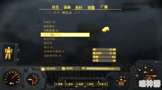 辐射4游戏中夜间照明功能的具体操作按键是什么 辐射4游戏中夜间照明功能的具体操作按键是什么