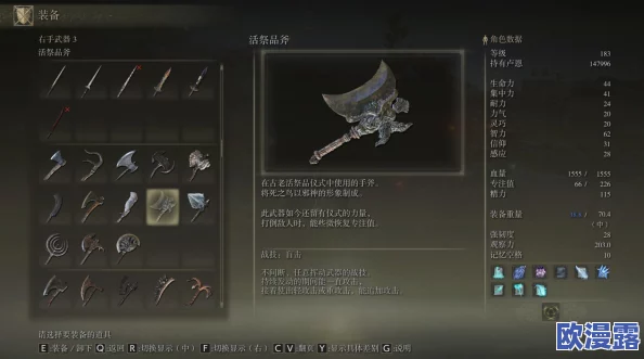 比较分析：艾尔登法环中的冰斧与冰霜武器，哪个更胜一筹？